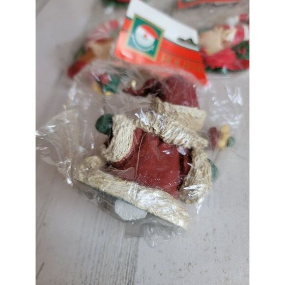 Kurt Adler vintage elf boy girl wreath variety ornament Santa Claus Xmas - Picture 11 of 15